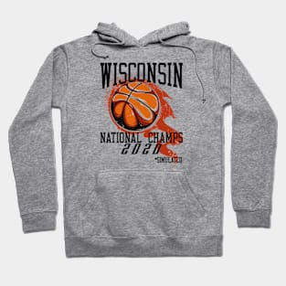 Wisconsin 2020 National Champs Simulated Hoodie